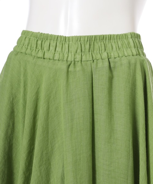 fifth(フィフス)の「楊柳カラーフレアスカート(スカート・レディース・イエロー/ブルー/グリーン・MEDIUM)」の9枚目の写真