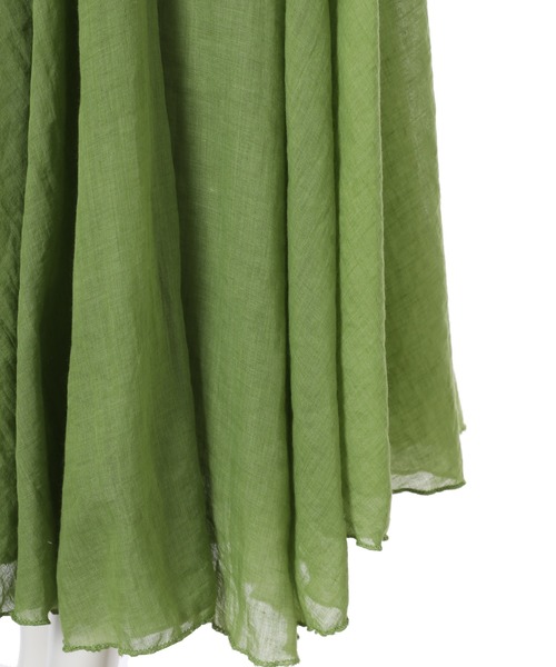 fifth(フィフス)の「楊柳カラーフレアスカート(スカート・レディース・イエロー/ブルー/グリーン・MEDIUM)」の10枚目の写真