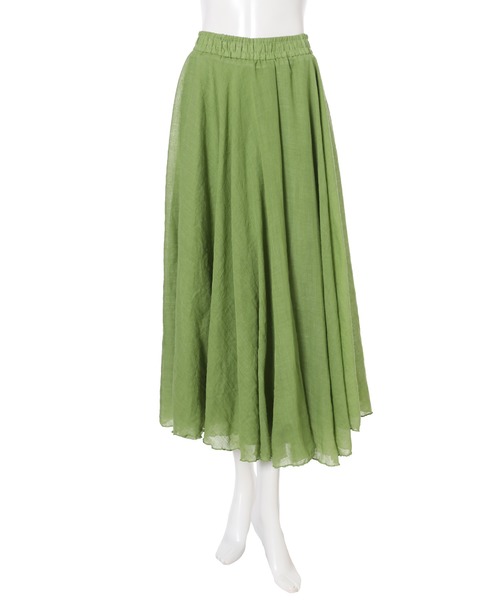 fifth(フィフス)の「楊柳カラーフレアスカート(スカート・レディース・イエロー/ブルー/グリーン・MEDIUM)」の5枚目の写真