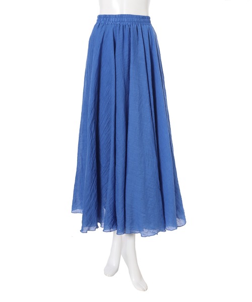 fifth(フィフス)の「楊柳カラーフレアスカート(スカート・レディース・イエロー/ブルー/グリーン・MEDIUM)」の11枚目の写真