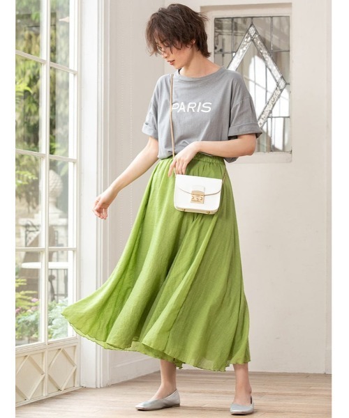 fifth（フィフス）の「楊柳カラーフレアスカート（スカート）」 - WEAR