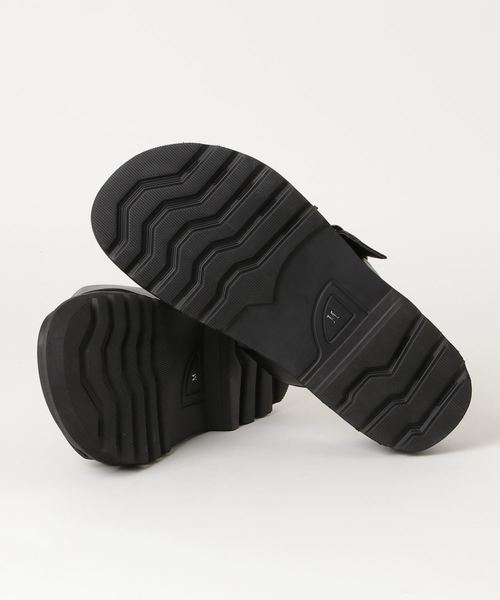 Dedes（デデス）の「Dedes / 厚底タンクソールダブルベルトサンダル(5284)　スライドサンダル（サンダル・メンズ・ブラック・L/LL/M）」の3枚目の写真