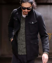 メンズのピーコート ブラック 黒色系 ファッション通販 Zozotown