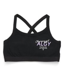 algy（アルジー）の「■バックロゴクロスキャミスポブラ（スポーツブラ・キッズ）」