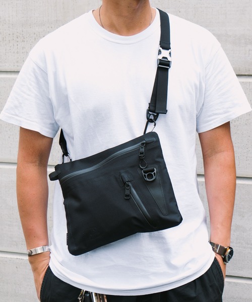 AS2OV(アッソブ)の「【AS2OV/アッソブ】 WATER PROOF CORDURA 305D SACOCHE / 防水 サコッシュ(ショルダーバッグ・メンズ・ブラック/カーキオリーブ・FREE)」の16枚目の写真