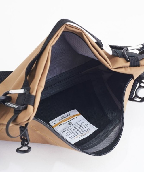 AS2OV(アッソブ)の「【AS2OV/アッソブ】 WATER PROOF CORDURA 305D SACOCHE / 防水 サコッシュ(ショルダーバッグ・メンズ・ブラック/カーキオリーブ・FREE)」の9枚目の写真