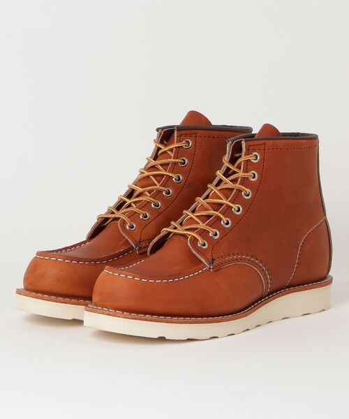 RED WING（レッドウィング）の「WEB限定 RED WING-６-inch Classic Moc/レッドウィング 6インチ クラシックモック（ブーツ・メンズ・ブラック/ブラウン/ダークブラウン・S/M/L）」の18枚目の写真