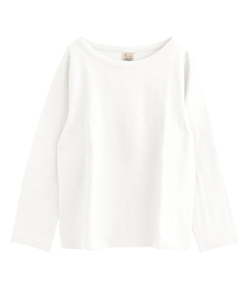 zootie（ズーティー）の「ふっくらカットソー スタンダード（Tシャツ/カットソー・レディース・ライトブルー/グリーン系その他/マスタード/オフホワイト/チャコール/ブラック/スモークピンク/グリーン/ベージュ/ホワイト/ライトグレー/ライム/モカ/ネイビー/オレンジ/ラベンダー/グレイッシュブルー/イエロー系その他/ブラウン系その他/ワインレッド・M/L）」の21枚目の写真