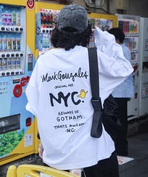 Mark Gonzales（マーク・ゴンザレス）の「AW 新柄追加【MARK GONZALES ARTWORK COLLECTION / マークゴンザレス】ワンポイント刺繍 / バックプリント / 袖プリント ビッグシルエットロンT カットソー ユニセックス（Tシャツ/カットソー）」