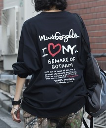 ロンT」に該当するTシャツ/カットソー（ブラック/黒色系）ファッション