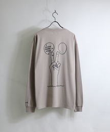 【新柄追加】 ワンポイント刺繍 / バックプリント / 袖プリント ビッグシルエットロンT カットソー メンズ レディース ユニセックス 【MARK GONZALES ARTWORK COLLECTION / マークゴンザレス】