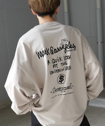 袖プリント ビッグロンT」に該当するTシャツ/カットソー（長袖