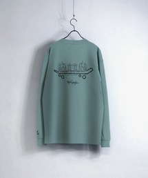 【新柄追加】 ワンポイント刺繍 / バックプリント / 袖プリント ビッグシルエットロンT カットソー メンズ レディース ユニセックス 【MARK GONZALES ARTWORK COLLECTION / マークゴンザレス】