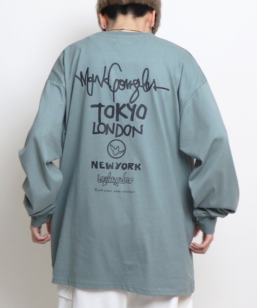 Mark Gonzales マークゴンザレス 別注ビッグシルエットロンt Www Thegreatescape Fi