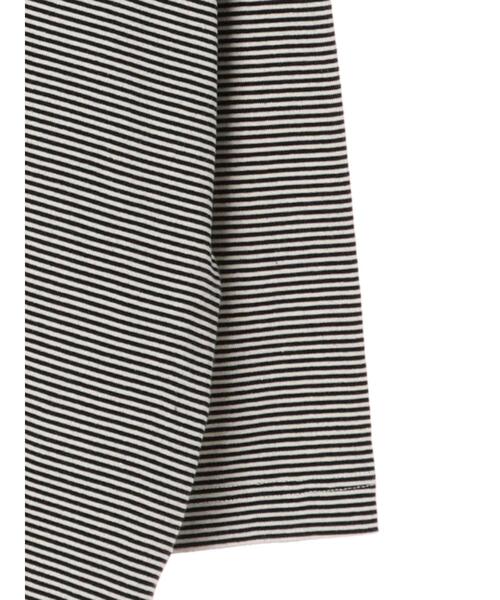 AMERICAN HOLIC（アメリカンホリック）の「バックV2WAYカットボーダープルオーバー　＊〇（Tシャツ/カットソー・レディース・ブラック/カーキ/ブルー/アイボリー/モカ・FREE）」の18枚目の写真