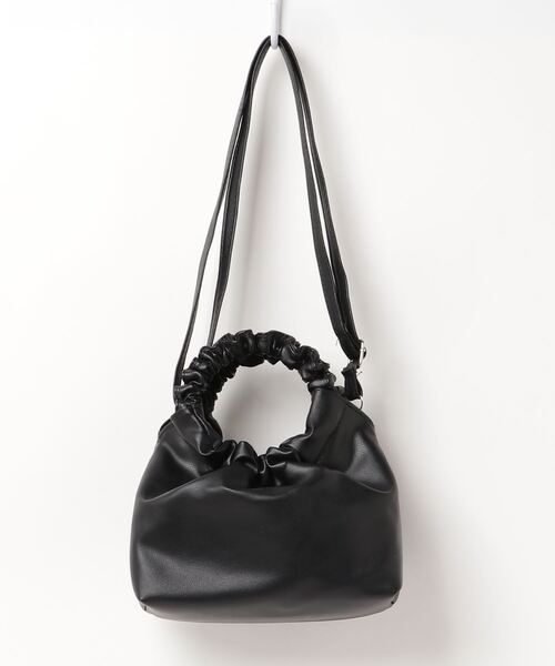 LUGG NAGG（ラグナグ）の「フリルハンドルショルダーバッグ（ショルダーバッグ・レディース・ブラック/ベージュ/ブラウン/ピンクベージュ・FREE）」の14枚目の写真