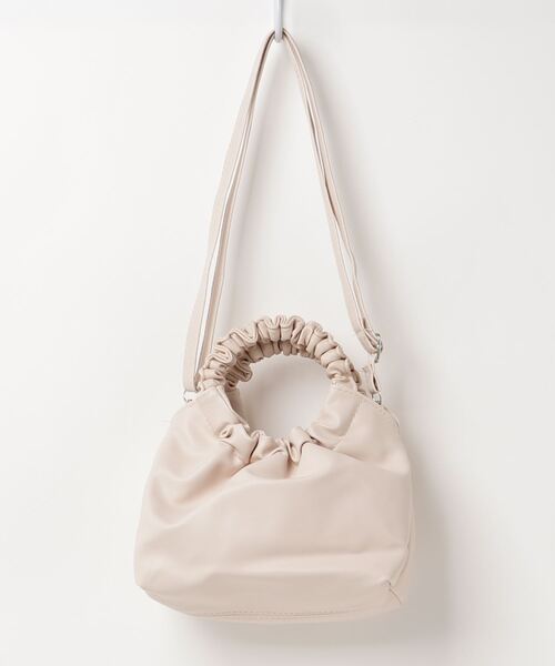 LUGG NAGG（ラグナグ）の「フリルハンドルショルダーバッグ（ショルダーバッグ・レディース・ブラック/ベージュ/ブラウン/ピンクベージュ・FREE）」の16枚目の写真