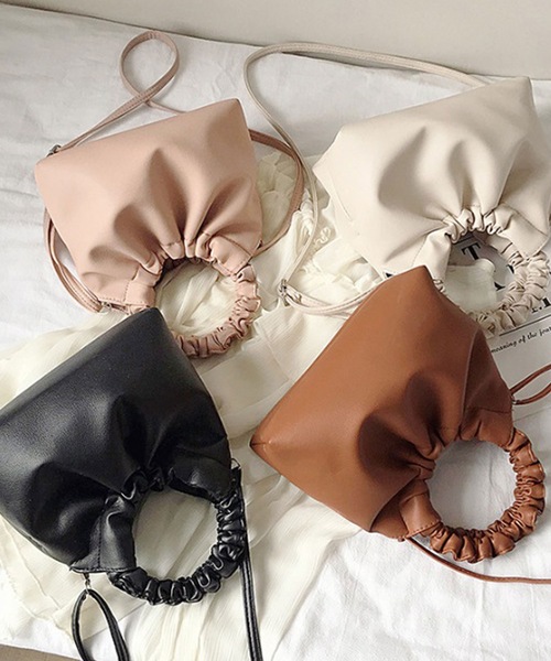 LUGG NAGG（ラグナグ）の「フリルハンドルショルダーバッグ（ショルダーバッグ・レディース・ブラック/ベージュ/ブラウン/ピンクベージュ・FREE）」の18枚目の写真