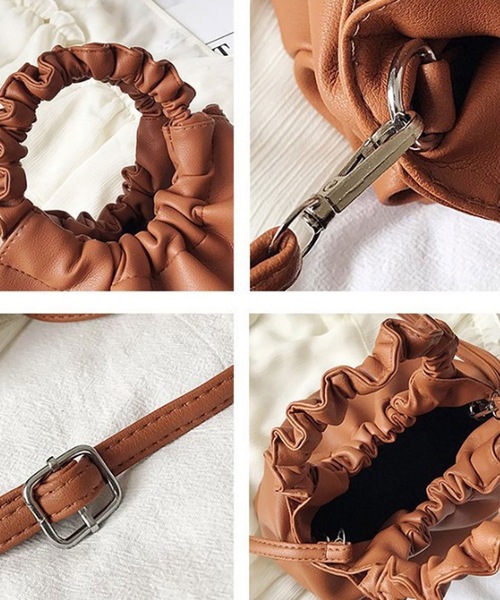 LUGG NAGG（ラグナグ）の「フリルハンドルショルダーバッグ（ショルダーバッグ・レディース・ブラック/ベージュ/ブラウン/ピンクベージュ・FREE）」の19枚目の写真