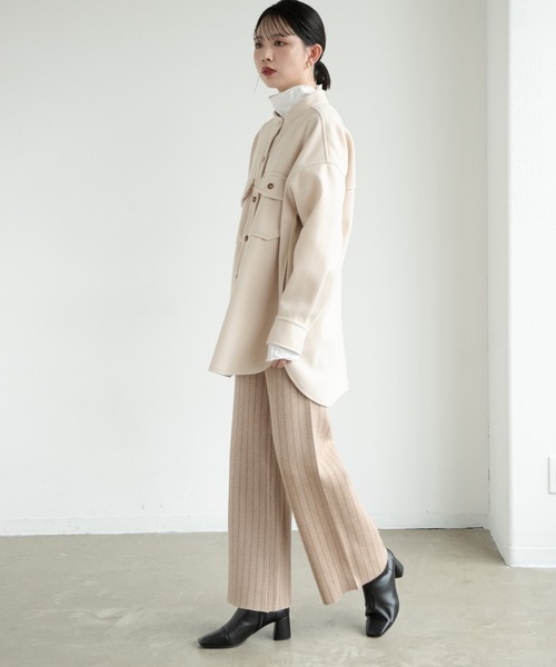 Aunt Marie's(アントマリーズ)の「ジャガードニットパンツ / AuntMarie’s(その他パンツ・レディース・ブラウン/ベージュ・FREE/SMALL)」の9枚目の写真