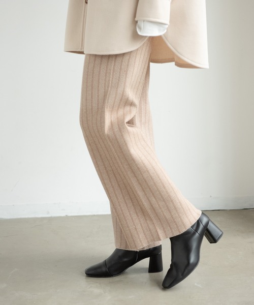 Aunt Marie's(アントマリーズ)の「ジャガードニットパンツ / AuntMarie’s(その他パンツ・レディース・ブラウン/ベージュ・FREE/SMALL)」の5枚目の写真