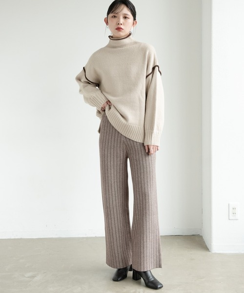 Aunt Marie's(アントマリーズ)の「ジャガードニットパンツ / AuntMarie’s(その他パンツ・レディース・ブラウン/ベージュ・FREE/SMALL)」の16枚目の写真