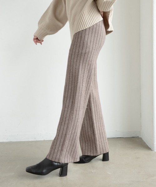 Aunt Marie's(アントマリーズ)の「ジャガードニットパンツ / AuntMarie’s(その他パンツ・レディース・ブラウン/ベージュ・FREE/SMALL)」の22枚目の写真