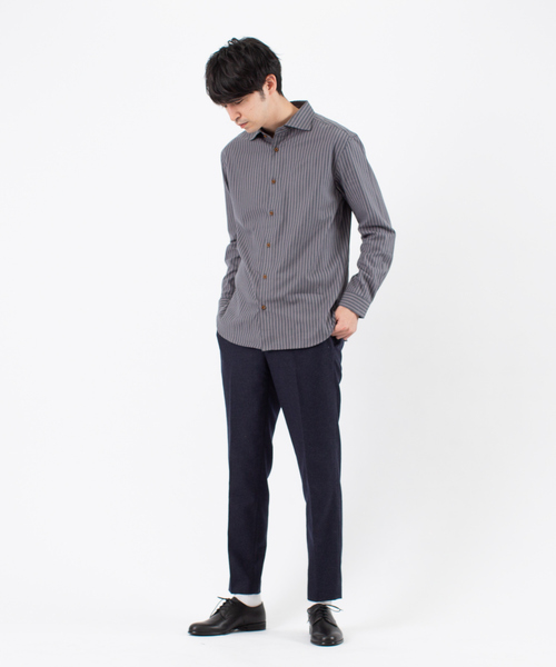 alfredoBANNISTER(アルフレッドバニスター)の「【ALL IN ONE PRODUCTS】パイピング プレーントゥシューズ / ダービーシューズ(ドレスシューズ・メンズ・ブラック/ネイビー/ブラック系その他/ブラウン・39/40/41/42/43/44)」の7枚目の写真