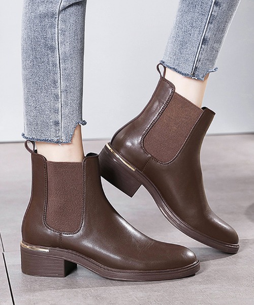 セール バックシャンヒールサイドゴアブーツ ブーツ Futier Land フューティアランド のファッション通販 Zozotown