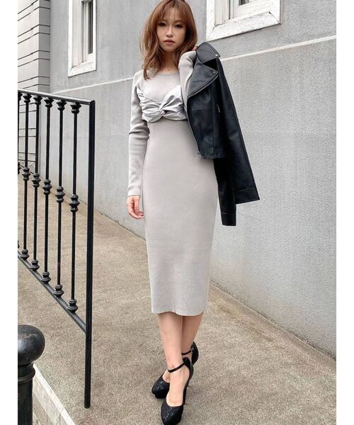 RESEXXY（リゼクシー）の「ライダースジャケット（ライダースジャケット・レディース・アイボリー/ブラック/ミント・FREE）」の12枚目の写真