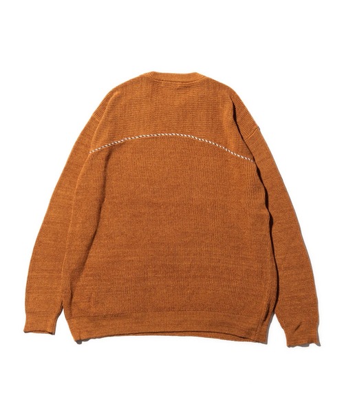 glamb（グラム）の「Fringe piping knit / フリンジパイピングニット（ニット/セーター・メンズ・ブラック/ブラウン・S/M/L）」の5枚目の写真