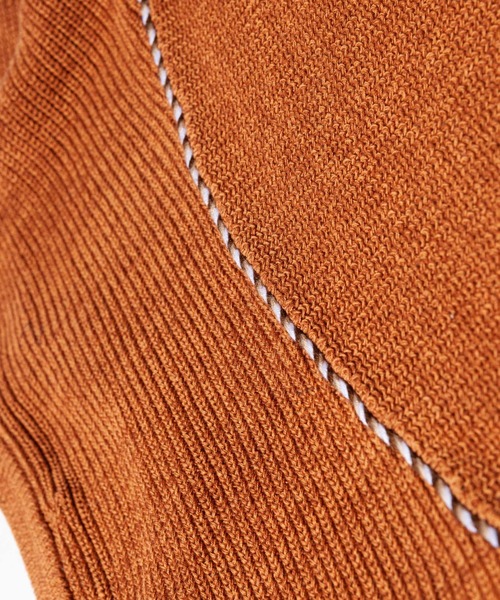 glamb（グラム）の「Fringe piping knit / フリンジパイピングニット（ニット/セーター・メンズ・ブラック/ブラウン・S/M/L）」の10枚目の写真