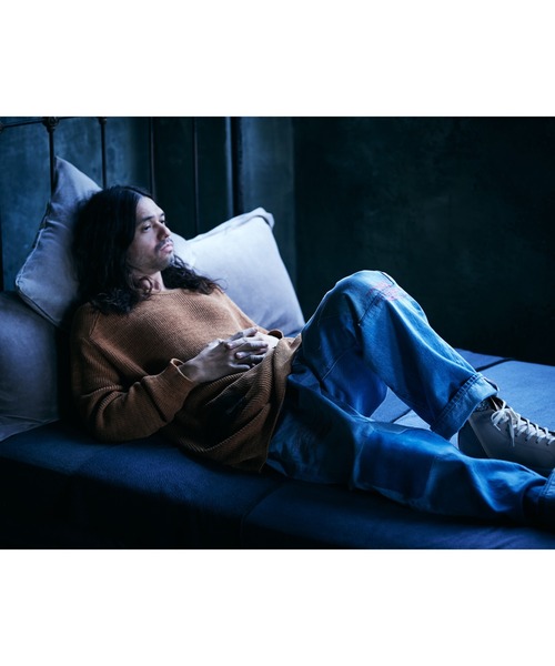 glamb（グラム）の「Fringe piping knit / フリンジパイピングニット（ニット/セーター・メンズ・ブラック/ブラウン・S/M/L）」の18枚目の写真