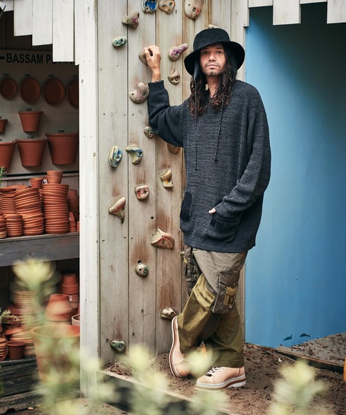 glamb（グラム）の「Fringe piping knit / フリンジパイピングニット（ニット/セーター・メンズ・ブラック/ブラウン・S/M/L）」の20枚目の写真