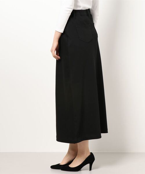 RAG MACHINE（ラグマシーン）の「【RAG MACHINE】「nobee」 楽伸びフレアスカート（スカート・レディース・ブラック×ホワイト/ブラック・S/M）」の3枚目の写真