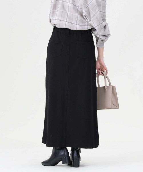 RAG MACHINE（ラグマシーン）の「【RAG MACHINE】「nobee」 楽伸びフレアスカート（スカート・レディース・ブラック×ホワイト/ブラック・S/M）」の8枚目の写真