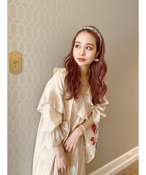 JUMELLE(ジュメロ)の「フレアワンピース(ワンピース・レディース・ベージュ・FREE)」の9枚目の写真