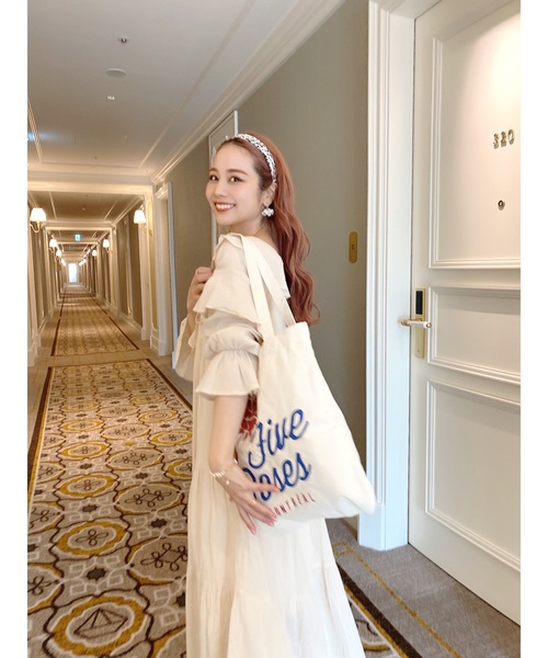 JUMELLE(ジュメロ)の「フレアワンピース(ワンピース・レディース・ベージュ・FREE)」の8枚目の写真