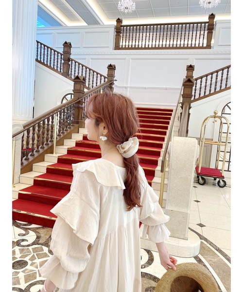 JUMELLE(ジュメロ)の「フレアワンピース(ワンピース・レディース・ベージュ・FREE)」の11枚目の写真