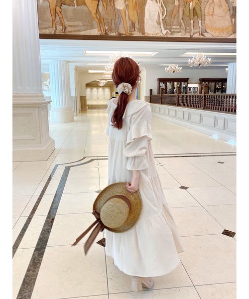 JUMELLE(ジュメロ)の「フレアワンピース(ワンピース・レディース・ベージュ・FREE)」の19枚目の写真