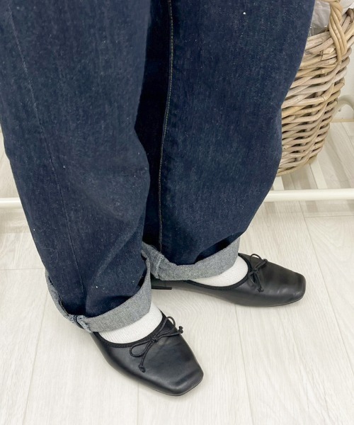 apres jour（アプレジュール）の「アソートスクエアトゥバレエシューズ【ZOZOTOWN限定アイテム】（バレエシューズ・レディース・モカ/クリーム/ミント/ブラック/ゴールド/ダークブラウン/ピンクベージュ/アイボリー・LARGE/MEDIUM/SMALL/X-LARGE）」の18枚目の写真