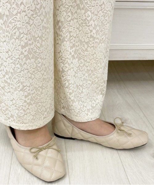 apres jour（アプレジュール）の「アソートスクエアトゥバレエシューズ【ZOZOTOWN限定アイテム】（バレエシューズ・レディース・モカ/クリーム/ミント/ブラック/ゴールド/ダークブラウン/ピンクベージュ/アイボリー・LARGE/MEDIUM/SMALL/X-LARGE）」の22枚目の写真