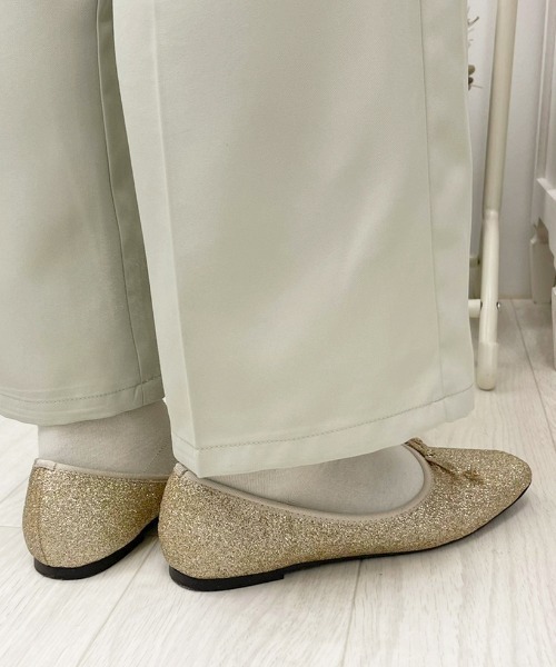 apres jour（アプレジュール）の「アソートスクエアトゥバレエシューズ【ZOZOTOWN限定アイテム】（バレエシューズ・レディース・モカ/クリーム/ミント/ブラック/ゴールド/ダークブラウン/ピンクベージュ/アイボリー・LARGE/MEDIUM/SMALL/X-LARGE）」の17枚目の写真