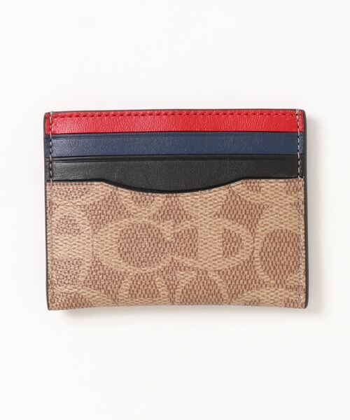COACH バイフォルド カード ケース シグネチャー コーテッド キャンバス バイフォルド カード ケース シグネチャー コーテッド