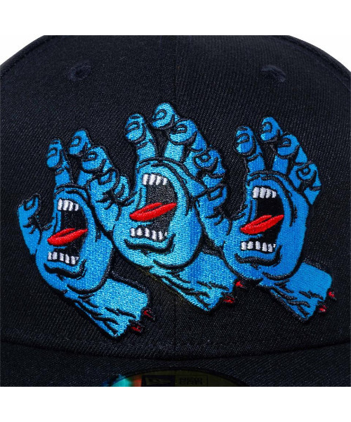NEW ERA(ニューエラ)の「NEW ERA/ニューエラ キャップ 59FIFTY Santa Cruz サンタクルーズ スクリーミングハンド 12654527(キャップ・メンズ・ブラック・7 1/2/7 3/8/7 1/4)」の6枚目の写真