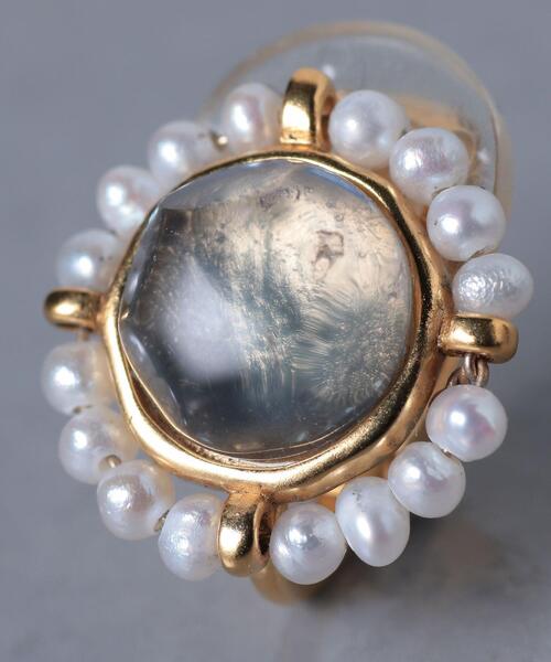 GOOSSENS PARIS（ｸﾞｰｾﾝｽﾊﾟﾘ）の「＜GOOSSENS Paris（グーセンス パリ）＞ROUND PUCE イヤリング（イヤリング・レディース・ゴールド・FREE）」の5枚目の写真