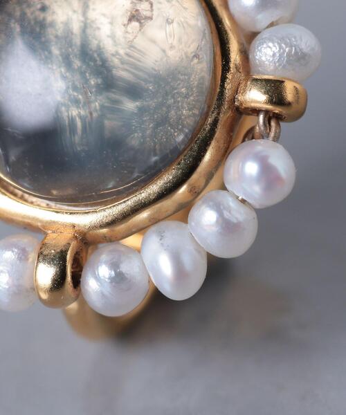 GOOSSENS PARIS（ｸﾞｰｾﾝｽﾊﾟﾘ）の「＜GOOSSENS Paris（グーセンス パリ）＞ROUND PUCE イヤリング（イヤリング・レディース・ゴールド・FREE）」の6枚目の写真