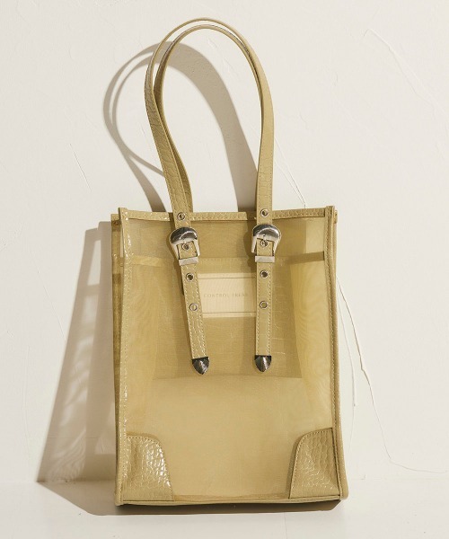 LIPSTAR(リップスター)の「≪CONTROL FREAK/コントロールフリーク≫シアーウエスタントート(トートバッグ・レディース・カーキ/ブラック・FREE)」の5枚目の写真