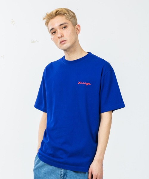 Straight Up Tour Tee 青　XL アディダス アディカラー ファンネルネックトラックトップ（ジャージ