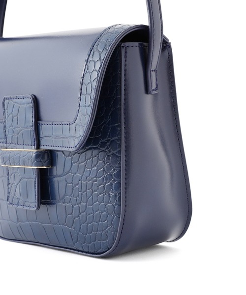 ROPE' PICNIC（ロペピクニック）の「くるみメタルサルカンクロココンビスクエアショルダーバッグ（ショルダーバッグ・レディース・ブラック/ベージュ/ブルー系その他3・FREE）」の10枚目の写真